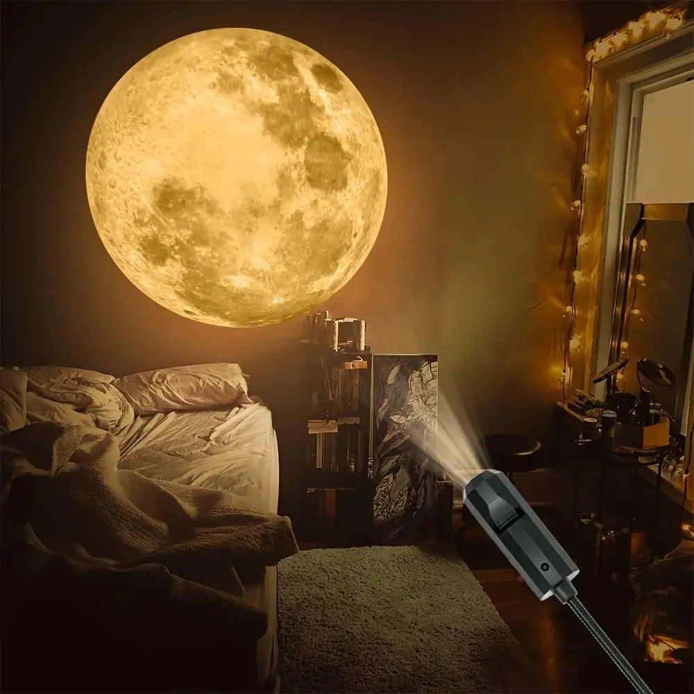 Moon & Earth USB Projector Light