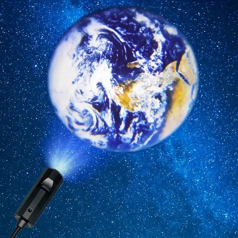 Moon & Earth USB Projector Light